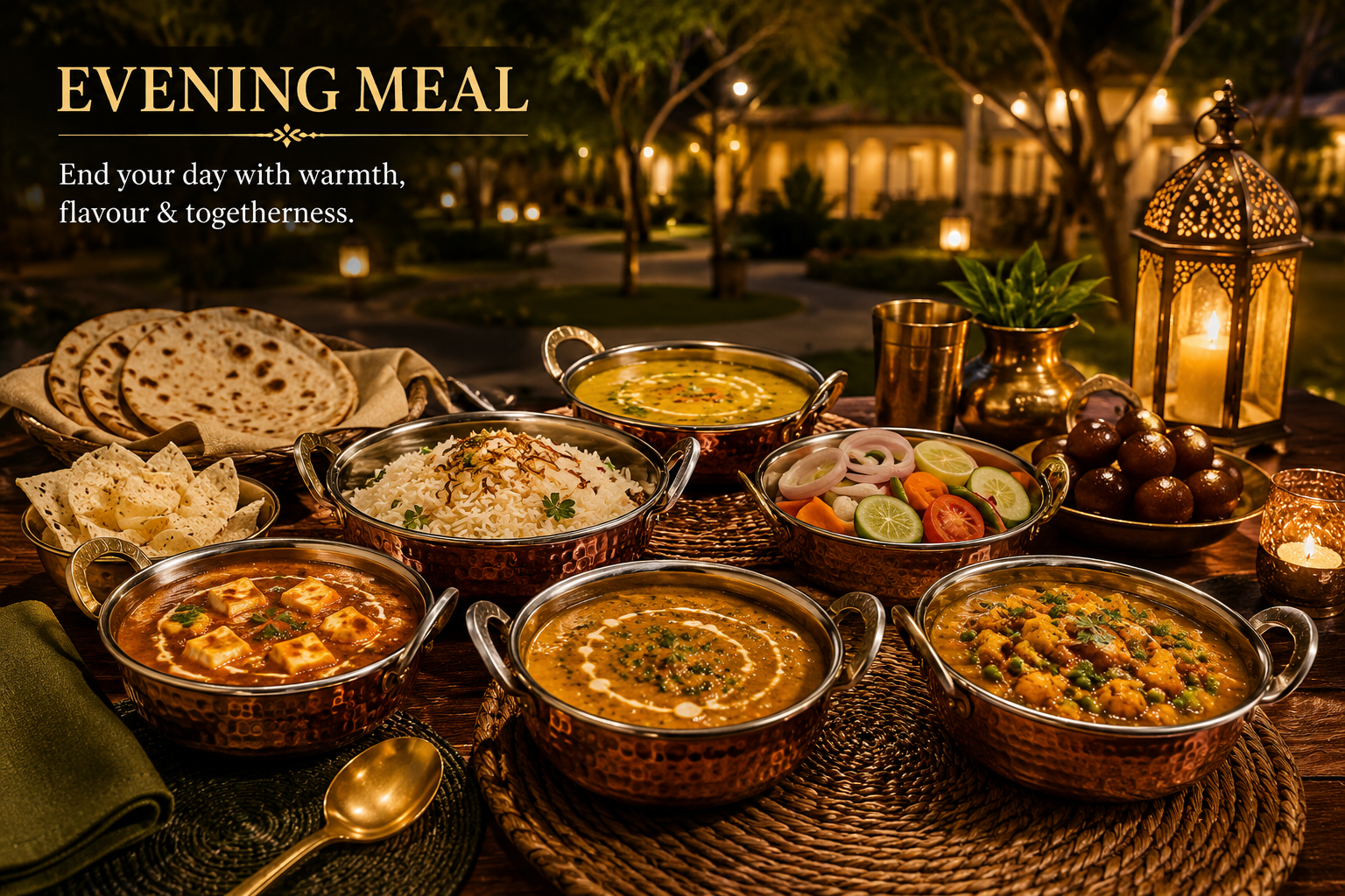 Dinner at Wildlife Gir Resort